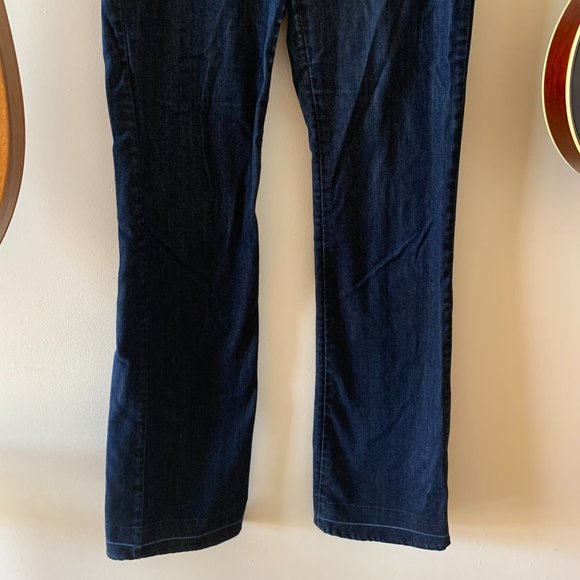 Ann Taylor Size 6 Dark Blue Bootcut Jeans - Picture 3 of 9